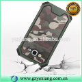 Custom Camo Camouflage Style Hybrid Armor TPU PC Phone Case for Samsung J7